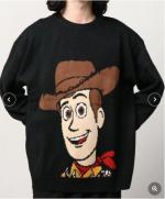 Disney PIXAR/ダブルジャカード クルーニット 